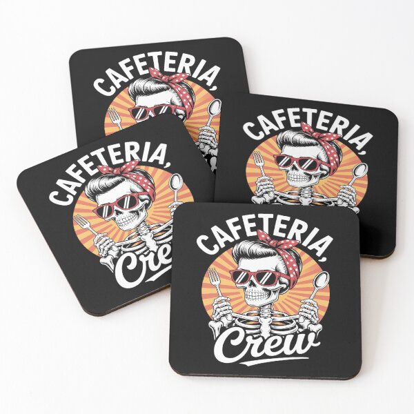 Item preview, Lunch Lady Cafeteria Worker Squad Skeleton Cafeteria Crew designed and sold by petrichorsworld.