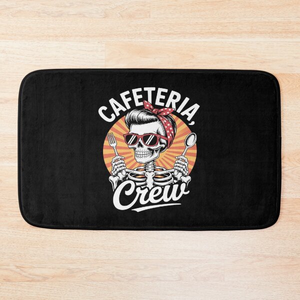 Item preview, Lunch Lady Cafeteria Worker Squad Skeleton Cafeteria Crew designed and sold by petrichorsworld.