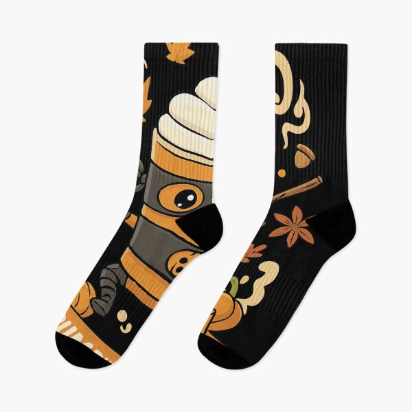 Item preview, Pumpkin Spice Ninja – Cute Autumn Coffee Warrior designed and sold by BambaKchula.