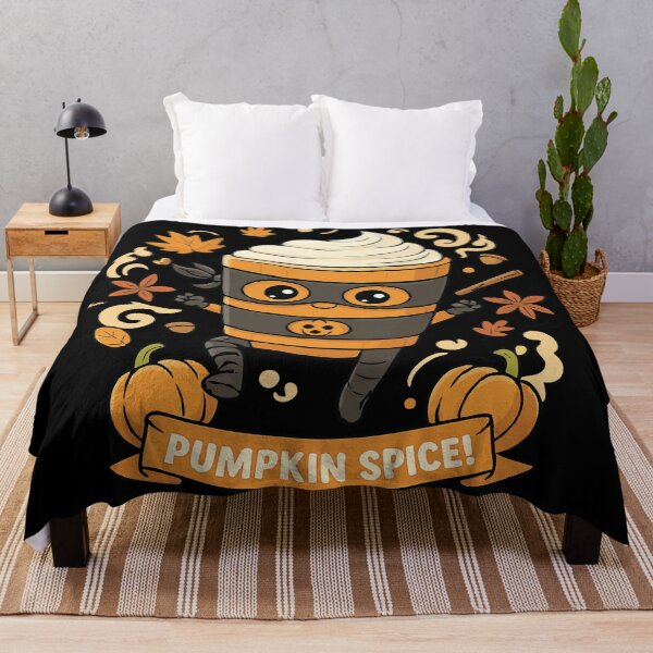 Item preview, Pumpkin Spice Ninja – Cute Autumn Coffee Warrior designed and sold by BambaKchula.