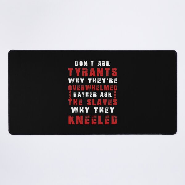 Item preview, Don’t Ask Tyrants Quote – Bold, Powerful, Thought-Provoking Typography designed and sold by ArtimShop.