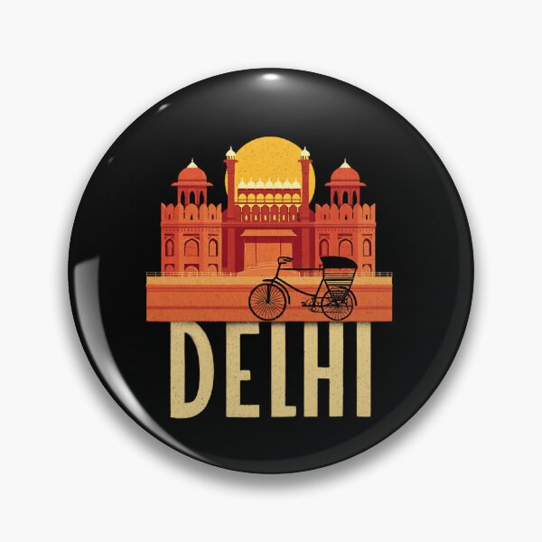 Item preview, Delhi – Red Fort & Riksha Design designed and sold by Meiersbeste.