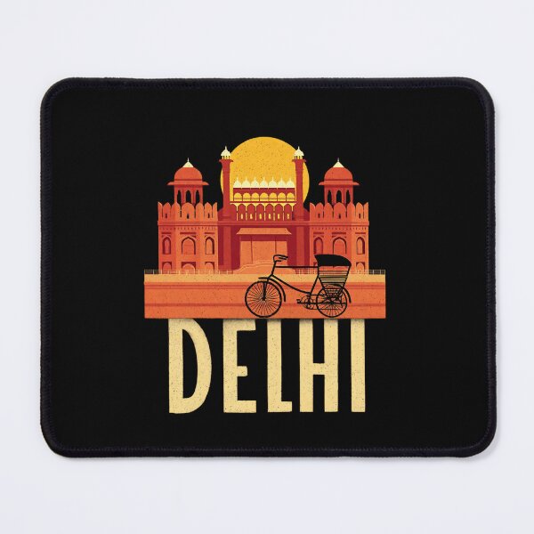Item preview, Delhi – Red Fort & Riksha Design designed and sold by Meiersbeste.