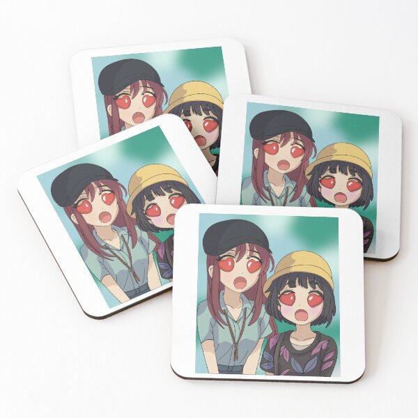 Item preview, Mira and Zoey Shocked with Love - kpop demon hunters designed and sold by aishtistic-art.