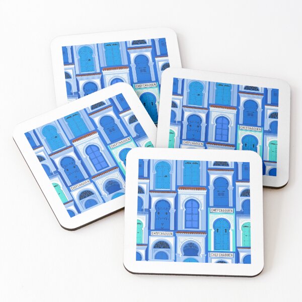 Item preview, Doors of Chefchaouen - Blue Moroccan Doors Seamless Pattern designed and sold by Digital Dreams Arts.