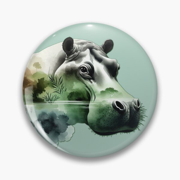 Item preview, Essence of the Wild - The Hippo (III) designed and sold by nature. electrified..