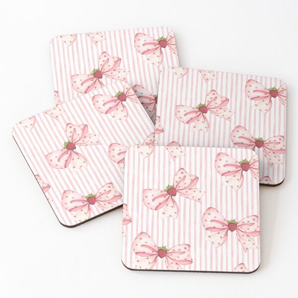 Item preview, Light Pink Bows and Stripes - Girly Aesthetic  designed and sold by NitaBG.