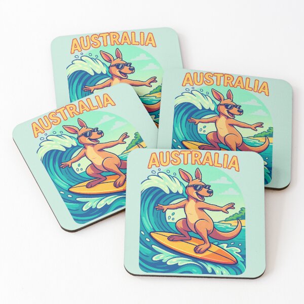 Item preview, Australia Surfing kangaroo designed and sold by DesignWise Co..