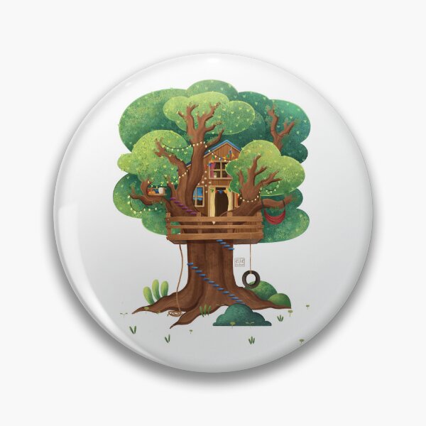 Item preview, Tree House illustration designed and sold by elleillustrart.