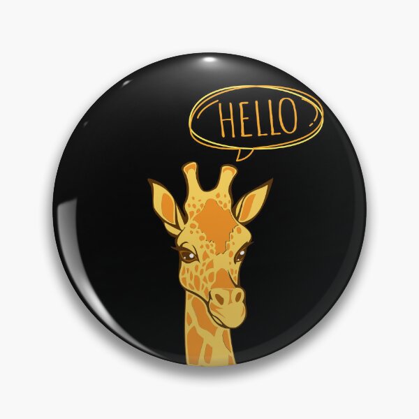 Artikelvorschau, Hallo Giraffe - Süßes lustiges Tier Classic T-Shirt entworfen und verkauft von Giota29.