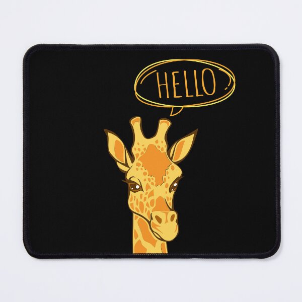 Artikelvorschau, Hallo Giraffe - Süßes lustiges Tier Classic T-Shirt entworfen und verkauft von Giota29.