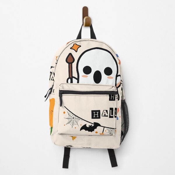 Item preview, Happy Halloween – Cute Ghost & Pumpkin | Bilingual English Chinese “万圣节快乐” designed and sold by Kovrika.