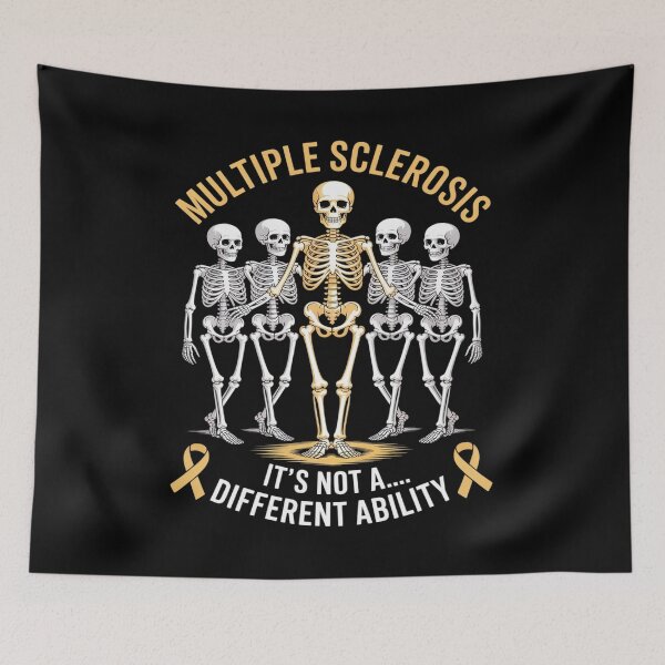 Item preview, Multiple Sclerosis It's Not A Disability Funny Dab Skeleton designed and sold by procionartss.
