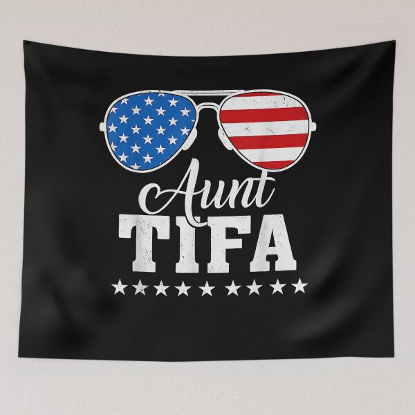 Item preview, Aunt Tifa American Flag Meme Sunglasses usa designed and sold by BASKF.