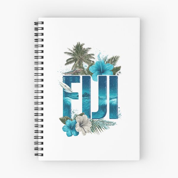 Item preview, Fiji – Tropical Island, Palm Trees & Hibiscus Flowers Design designed and sold by Meiersbeste.