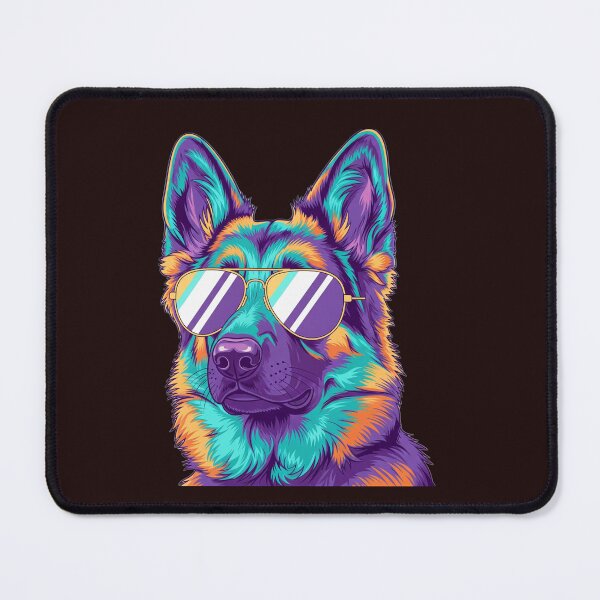 Item preview, A colourful German shepherd designed and sold by Boldna.
