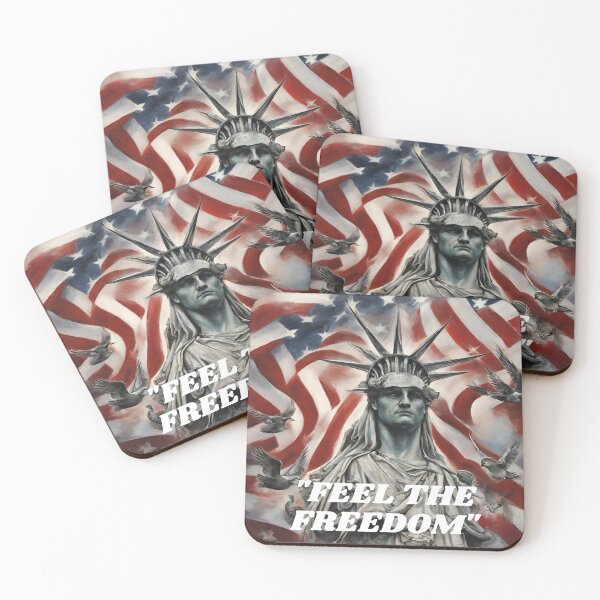 Item preview, Feel the Freedom Liberty Inspirational Design designed and sold by Happyfreedom.
