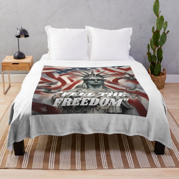 Item preview, Feel the Freedom Liberty Inspirational Design designed and sold by Happyfreedom.