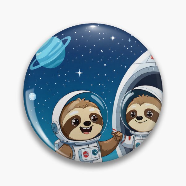 Item preview, slothnauts in space ship exploring the universe designed and sold by SmashingDeals.
