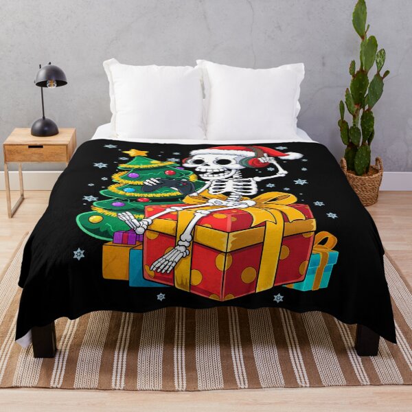 Item preview, Christmas skeleton Gamer xmas skull gaming designed and sold by blueyeeti.