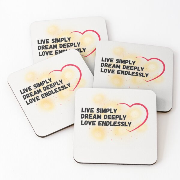 Item preview, Live simply. Dream deeply. Love endlessly. designed and sold by LariLoDesigns.