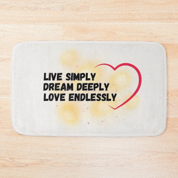 Item preview, Live simply. Dream deeply. Love endlessly. designed and sold by LariLoDesigns.