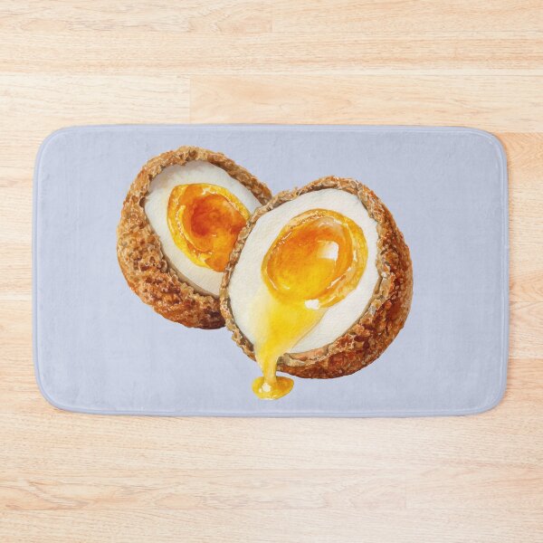 Item preview, Scotch Egg Cut in Half with Runny Yolk designed and sold by Violet Peonies.