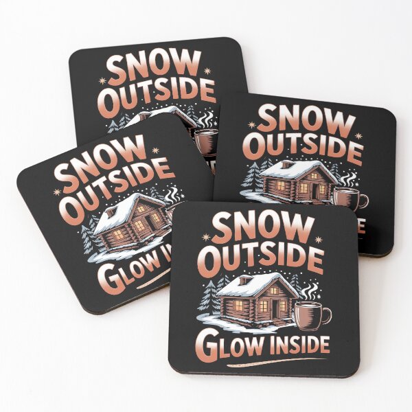 Item preview, snow travel - off grid cabin - woodland cabin - winter mountains - snow adventure - hygge winter - cabin retreat - cozy winter nights - fireplace vibes - cabin porch life - winter road trip  designed and sold by JansenGS.