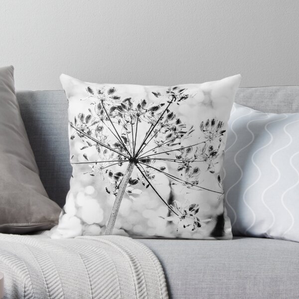 Seed Head Throw Pillow