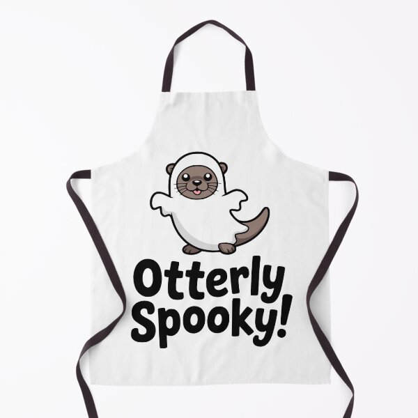 Item preview, Otterly Spooky! Cute Otter Ghost Pun designed and sold by PMCreative.