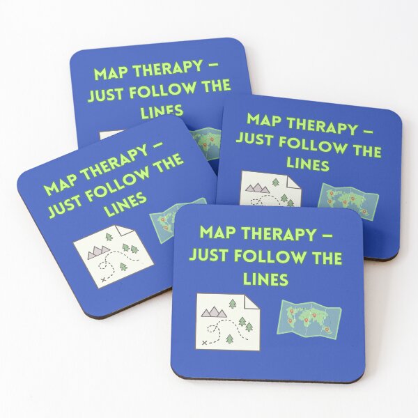 Item preview, Map Therapy — Just Follow the Lines designed and sold by Adrianzebrowski.