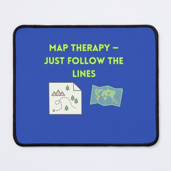Item preview, Map Therapy — Just Follow the Lines designed and sold by Adrianzebrowski.