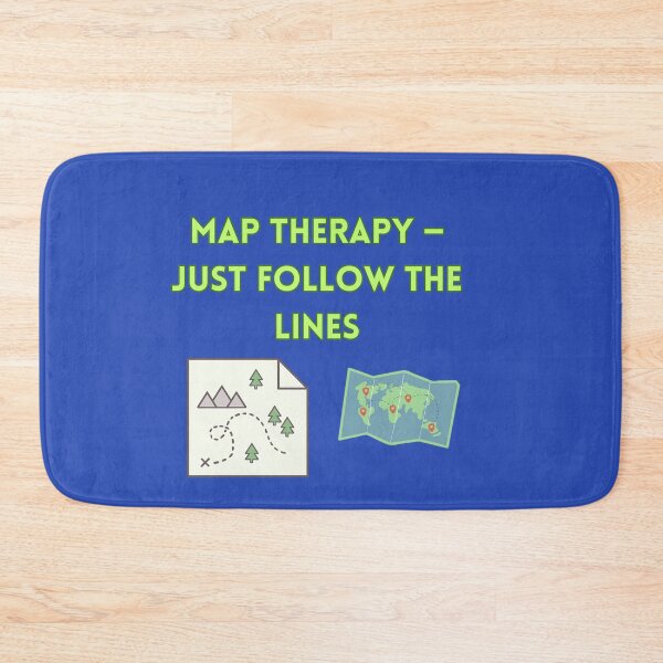 Item preview, Map Therapy — Just Follow the Lines designed and sold by Adrianzebrowski.