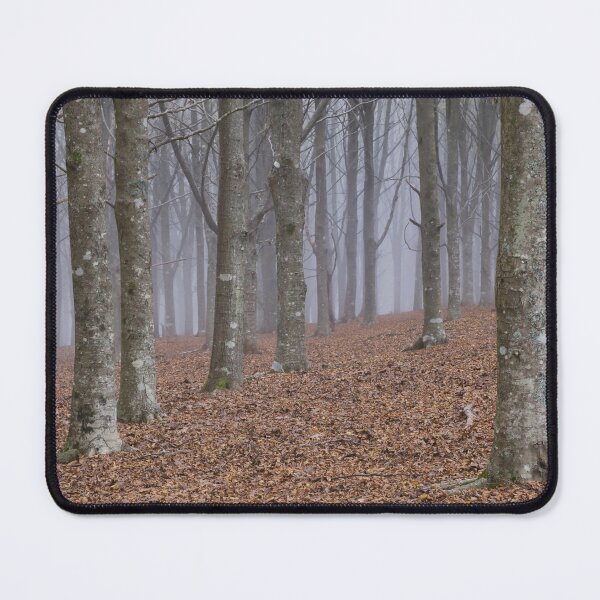 Item preview, The forest landscape with fog in the distance designed and sold by NancyKHajjar.