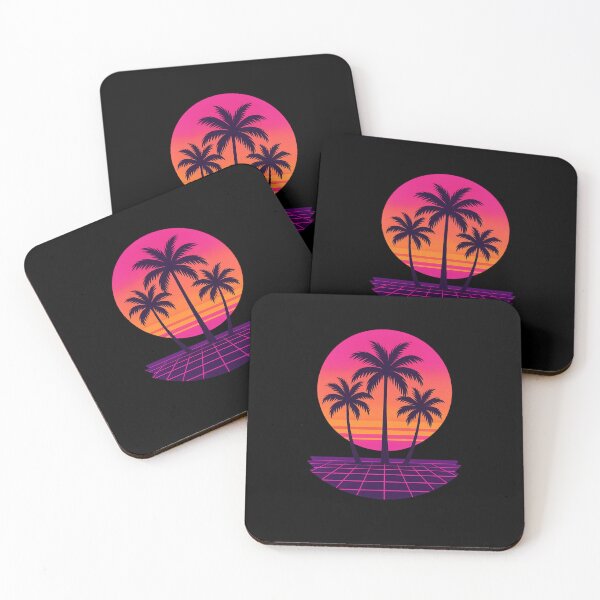 Item preview, Retro Sunset Palms designed and sold by Paninides.