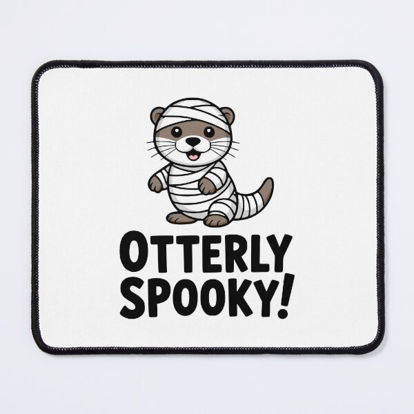 Item preview, Otterly Spooky! Cute Otter Halloween Pun designed and sold by PMCreative.