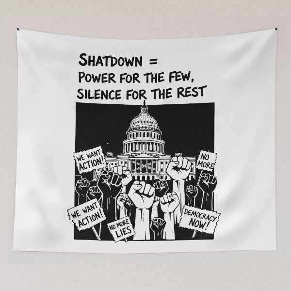 Item preview, Protest Signs Cry Out for Democracy at the U.S. Capitol designed and sold by SplashTastic.