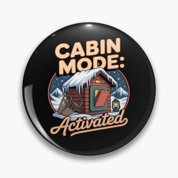 Item preview, winter cabin - cabin life - cozy cabin - mountain cabin - snowy cabin - log cabin vibes - rustic cabin - cabin in the woods - cabin living - cabin fever - ski lodge vibes - winter wanderlust designed and sold by JansenGS.