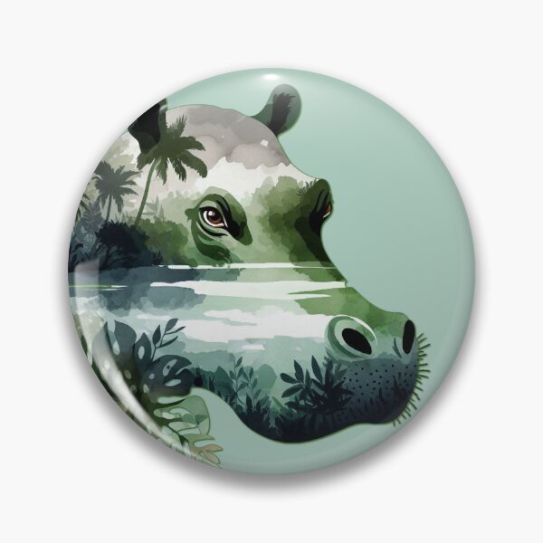 Item preview, Essence of the Wild - The Hippo (II) designed and sold by nature. electrified..