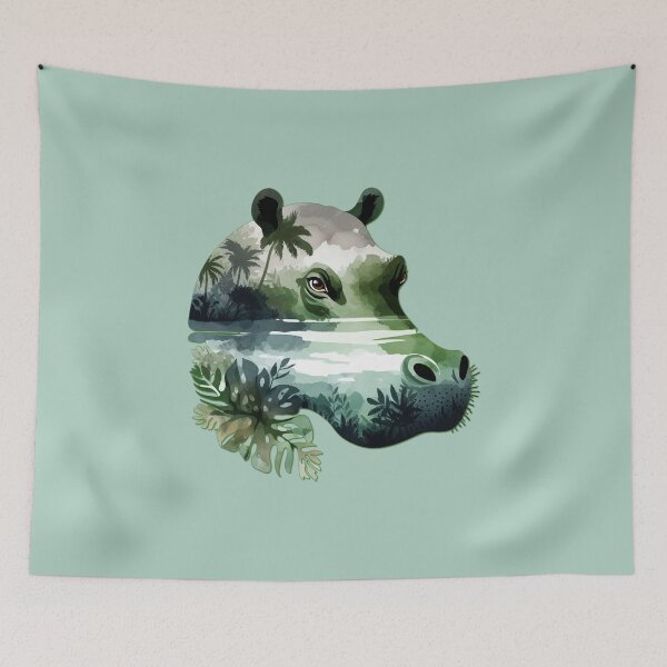 Item preview, Essence of the Wild - The Hippo (II) designed and sold by nature. electrified..