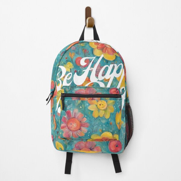 Item preview, Be Happy Be Bright Positive Floral Design designed and sold by Happyfreedom.