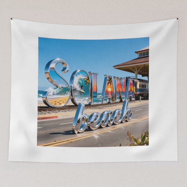 Item preview, Solana Beach Promotion Print designed and sold by Lichentroupe63.