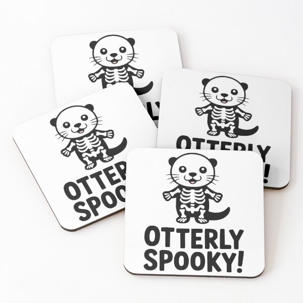 Item preview, Otterly Spooky! Cute Otter Halloween Pun designed and sold by PMCreative.