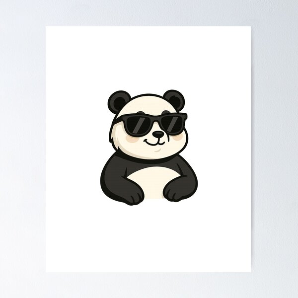 Item preview, Chill Panda with Sunglasses designed and sold by Paninides.