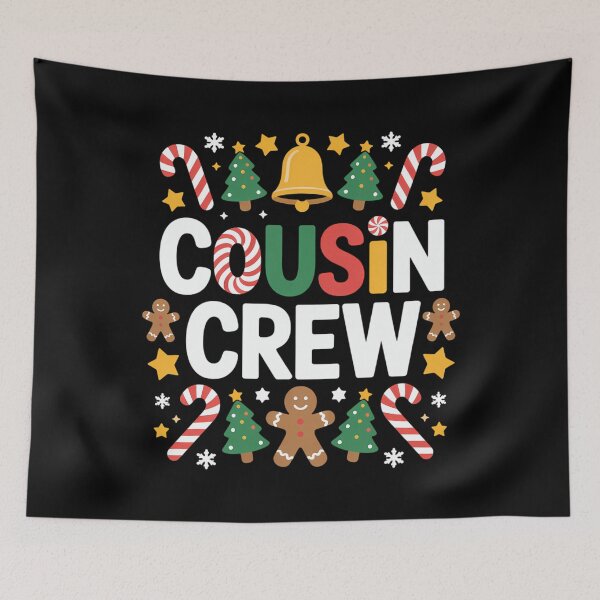 Item preview, Cousin crew Christmas family Xmas designed and sold by blueyeeti.