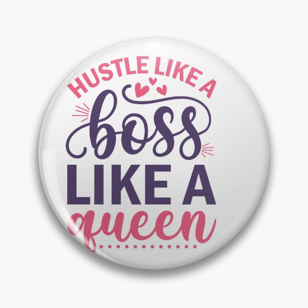 Item preview, hustle like a boss like a queen designed and sold by artcultreone.