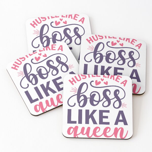 Item preview, hustle like a boss like a queen designed and sold by artcultreone.