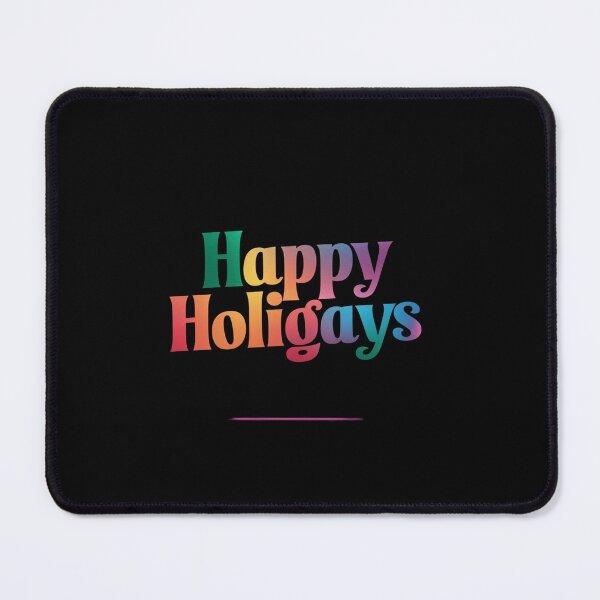 Item preview, Gay Christmas Happy Holigays LGBT Pride designed and sold by Charidana.
