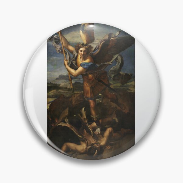Item preview, St. Michael Vanquishing Satan, Michael Archangel - Catholic Christianity Bible / Mihail, Mikhail, Mikhael, Mihael, designed and sold by TeeARTHY.