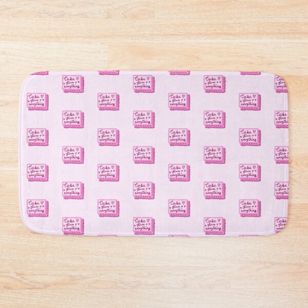 Item preview, cake fixes everything pink illustration designed and sold by Halcja.